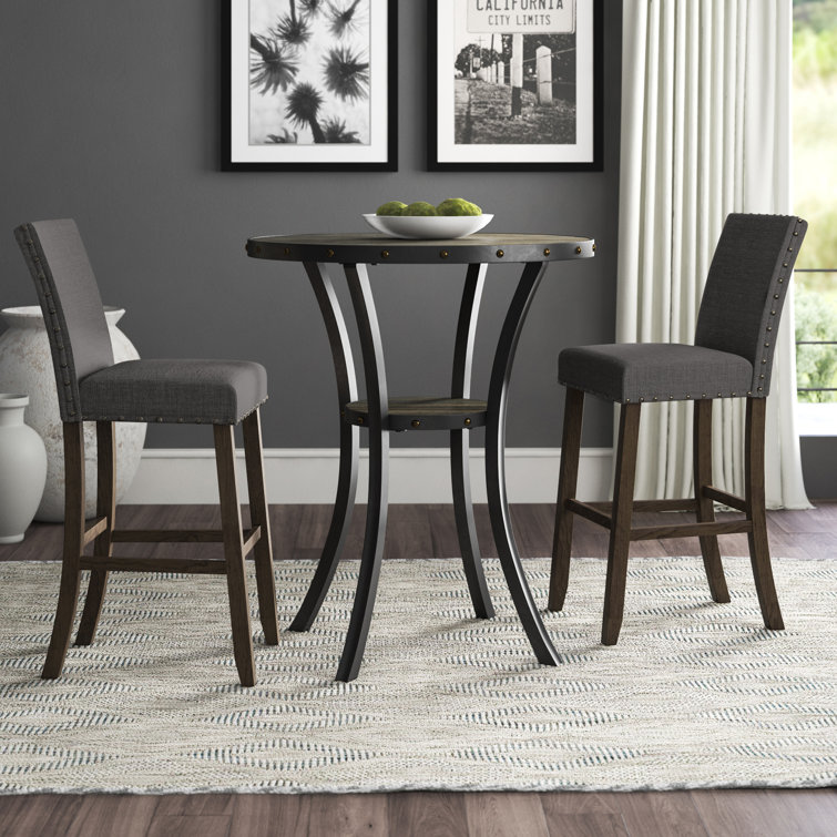 Greyleigh™ Haysi 2 Person Bar Height Dining Set & Reviews Wayfair